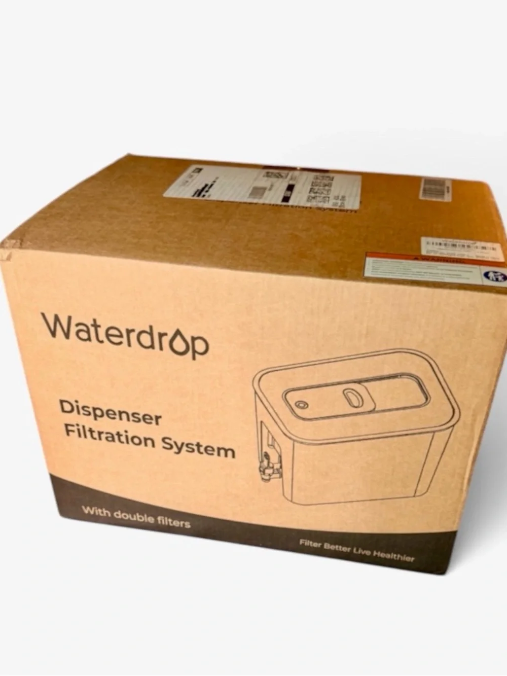 Waterdrop WFD-22L-DF 40-Cup Dual Filter Water Dispenser NIB
